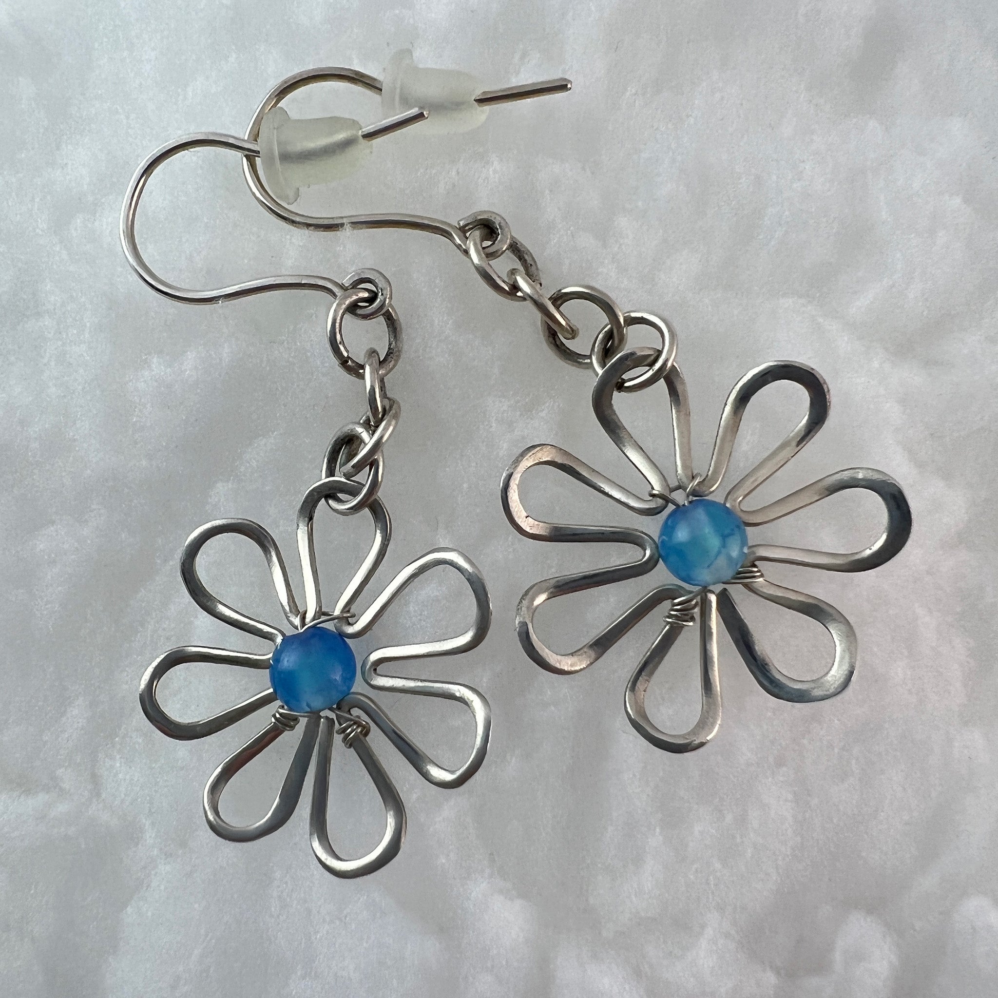 Daisy chain earrings clearance